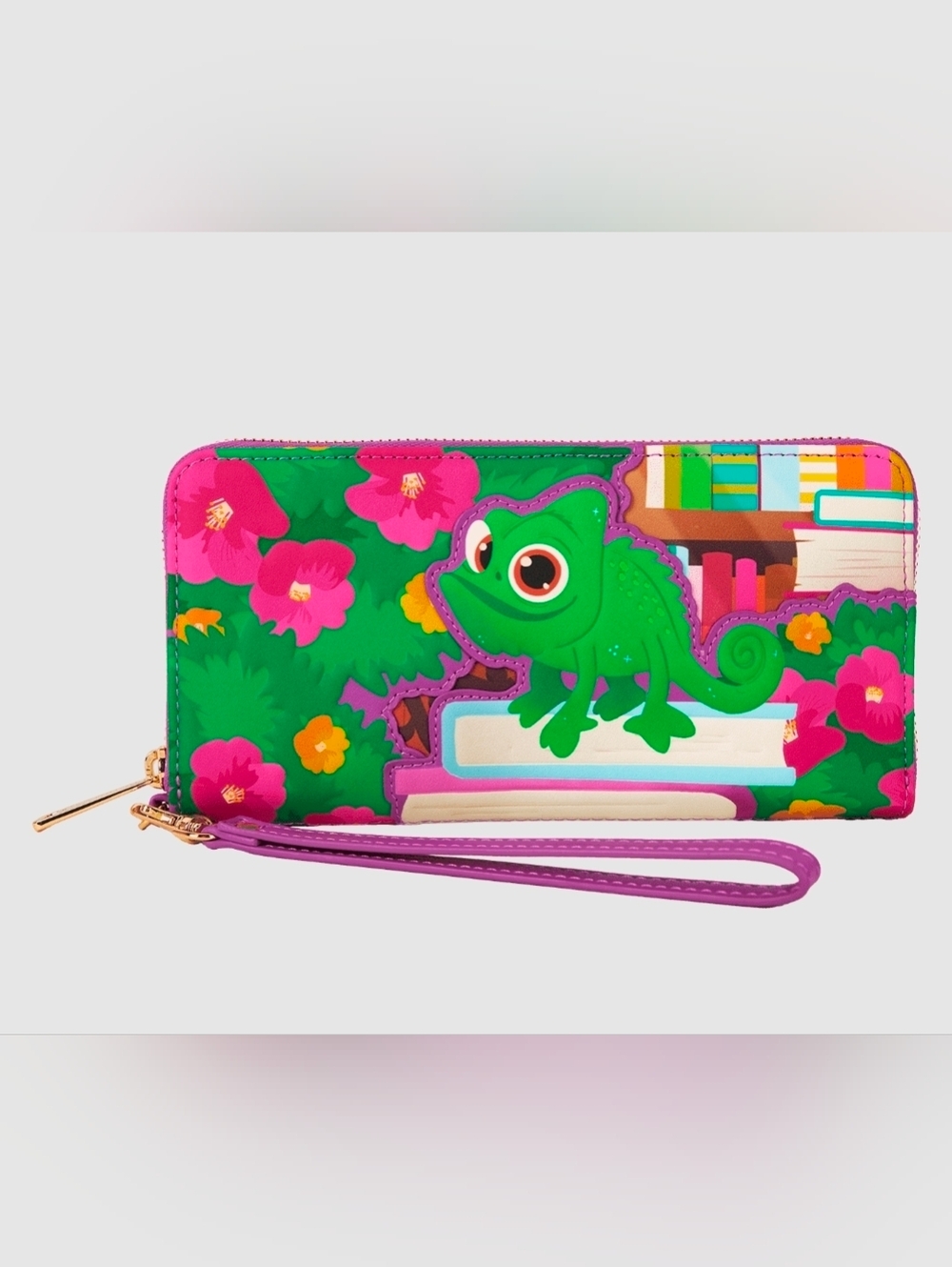 Loumgefly Tangled Rapunzel Exclusive Books Zip Wristlet New With Tags